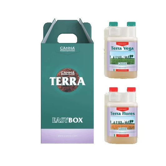 CANNA Easy Box Terra kasviravinne pakkaus (Terra Vega + Terra Flores)