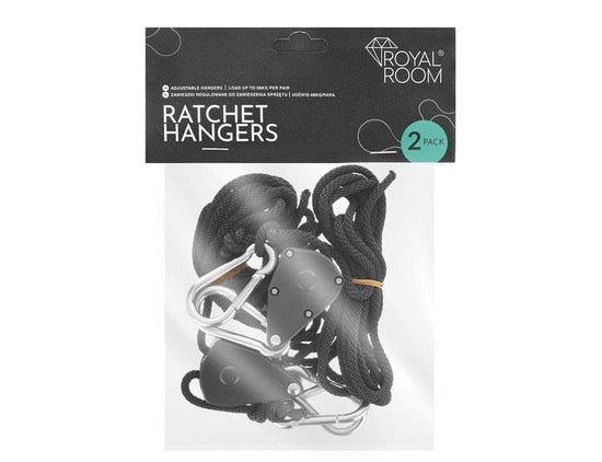 ROYALROOM® Säädettävät Valaisinhangerit / Ripustuskoukut, Kantavuus 68kg / 2kpl / pkt - Cropper