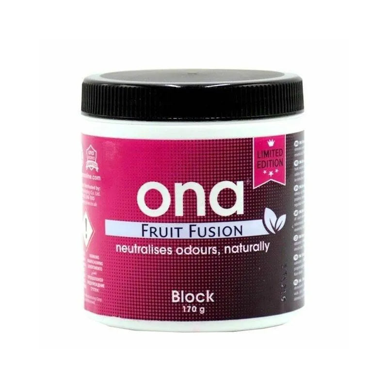 ONA Block Fruit Fusion 170g - Hedelmän tuoksuinen hajunpoistaja