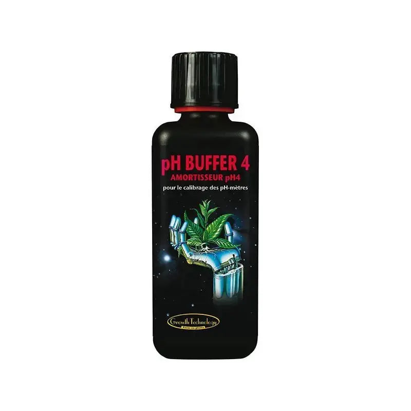 Growth Technology Buffer pH 4 – 300 ml | Kalibrointiliuos pH-mittareille