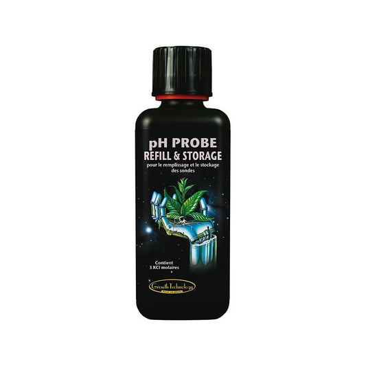 Growth Technology – pH Probe Refill & Storage 300 ml | Säilytys- ja täyttöneste pH-mittareille