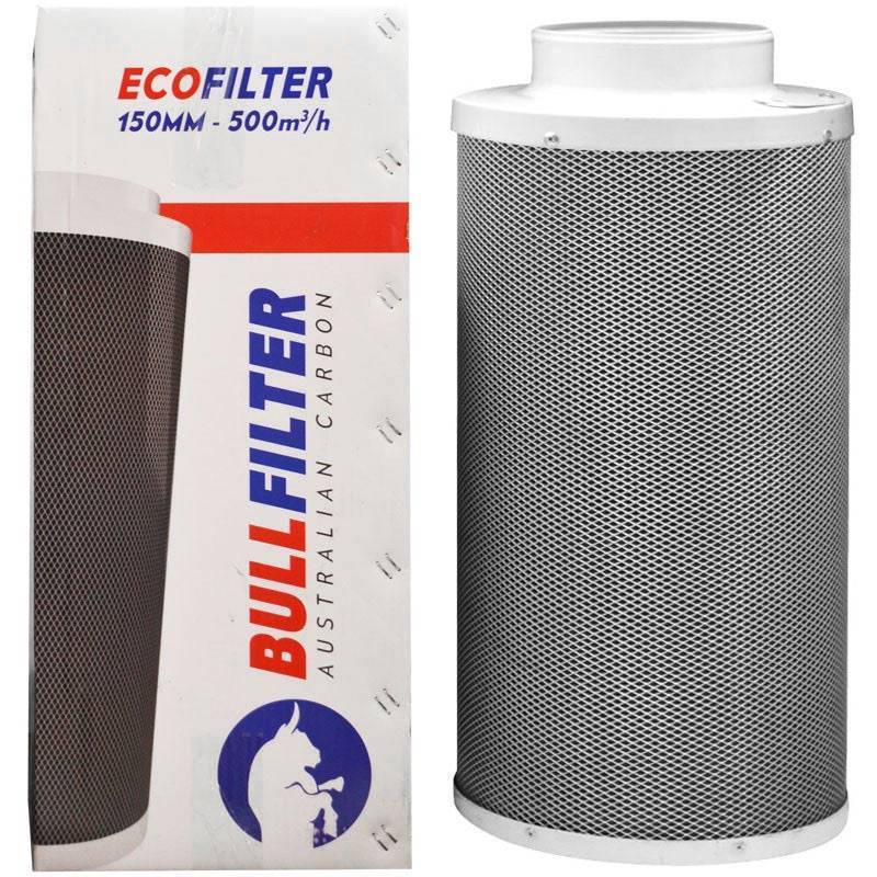 Aktiivihiilisuodatin Bull Filter Eco 100mm 200m3/h