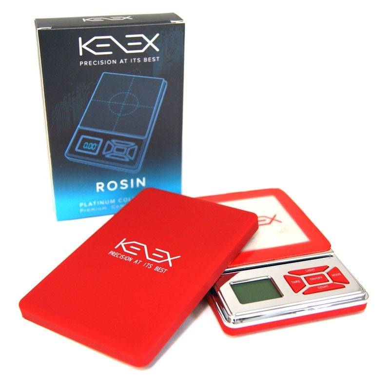 Kenex Rosin - Tarkkuusvaaka 200g / 0,01g (Punainen)