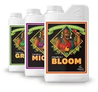 Advanced Nutrients MICRO, BLOOM, GROW 3x1L pakkaus | pH Perfect - Cropper