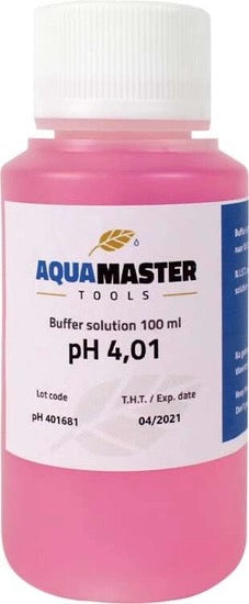 Aqua Master Tools - pH Kalibrointiliuos 4.01 100ml - Cropper