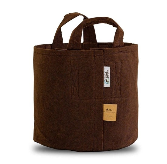 Growbag Root Pouch kangasruukku 35x30cm 30L kahvalla, ruskea - Cropper