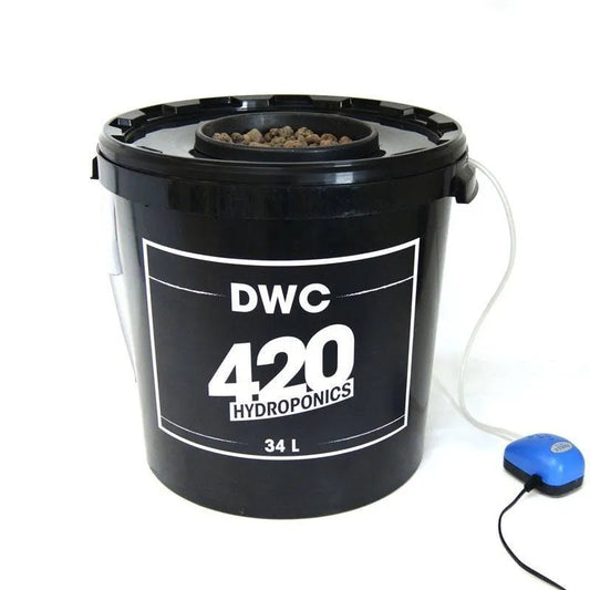 420 Hydroponics DWC 34L, Täydellinen Deep Water Culture- järjestelmä
