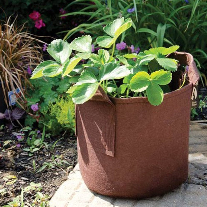 Root Pouch kangasruukku 28x26cm 16L kahvoilla, ruskea