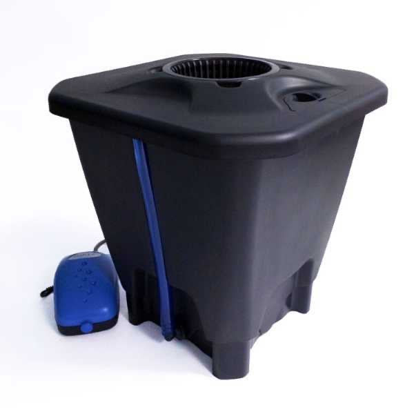 DWC OXYPOT 19L VALMIS PAKETTI, Täydellinen hydroponinen järjestelmä yhdelle kasville, 35x35xh38cm / 19L NUTRICULTURE - Cropper