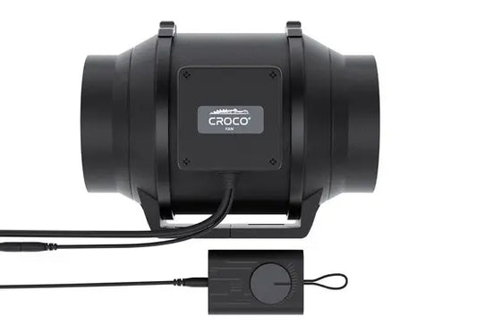 Croco kanavapuhallin EC + Nopeudensäädin 125 mm 485 m³/h BF-125